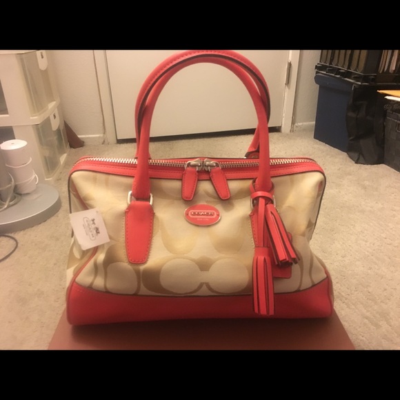 Coach Legacy Signature Haley Satchel - Picture 2 of 5